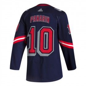 New York Rangers Artemi Panarin 10 2020-21 Reverse Retro Authentic Shirt - Mannen